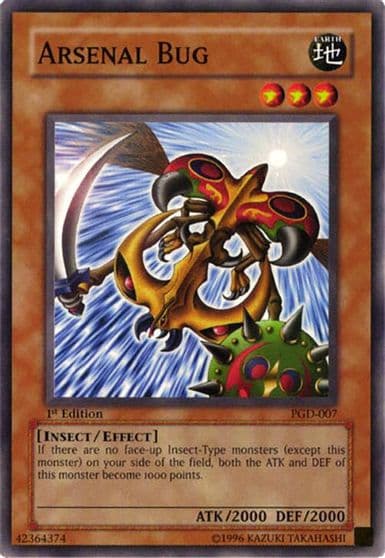 Arsenal Bug Pharaonic Guardian Yu-Gi-Oh! card