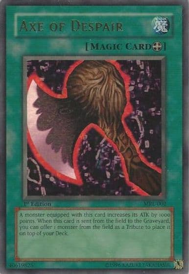 Axe of Despair Magic Ruler Yu-Gi-Oh! card