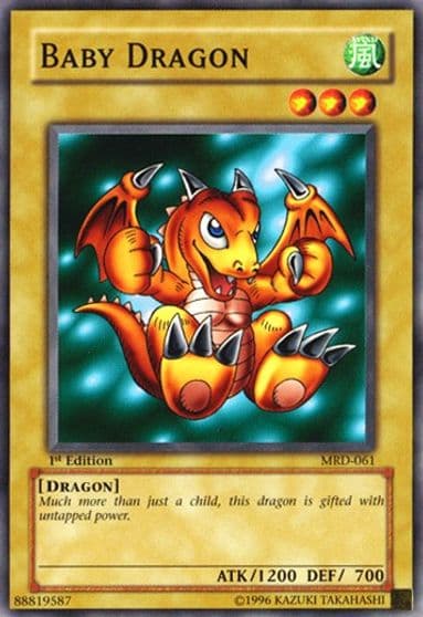 Baby Dragon Metal Raiders Yu-Gi-Oh! card