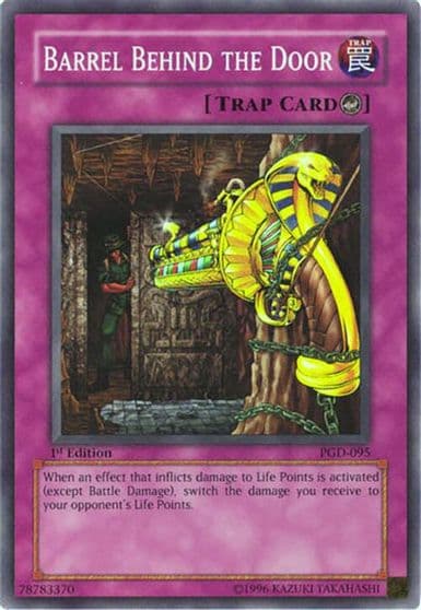 Barrel Behind the Door Pharaonic Guardian Yu-Gi-Oh! card