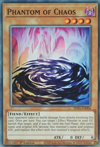 Phantom of Chaos Structure Deck: Sacred Beasts Yu-Gi-Oh! card