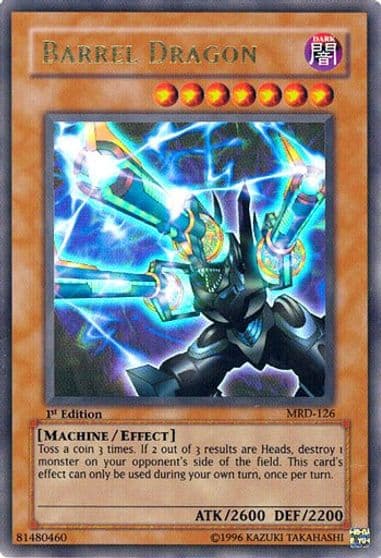 Barrel Dragon Metal Raiders Yu-Gi-Oh! card
