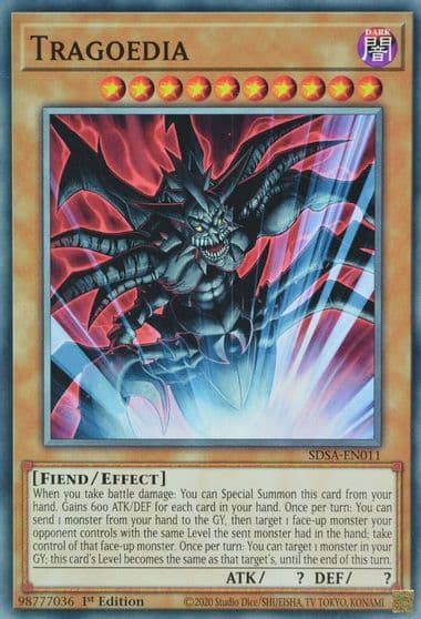 Tragoedia Structure Deck: Sacred Beasts Yu-Gi-Oh! card
