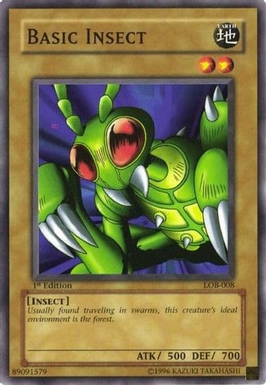 Basic Insect The Legend of Blue Eyes White Dragon Yu-Gi-Oh! card