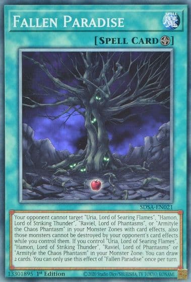 Fallen Paradise Structure Deck: Sacred Beasts Yu-Gi-Oh! card