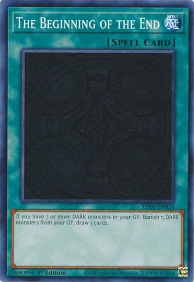 The Beginning of the End Structure Deck: Sacred Beasts Yu-Gi-Oh! card