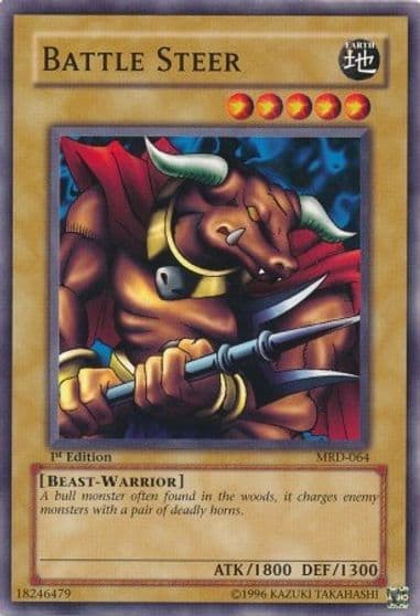 Battle Steer Metal Raiders Yu-Gi-Oh! card
