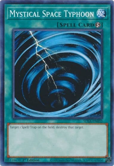 Mystical Space Typhoon Structure Deck: Sacred Beasts Yu-Gi-Oh! card