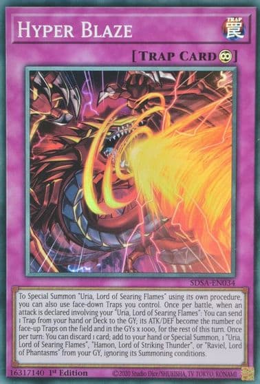Hyper Blaze Structure Deck: Sacred Beasts Yu-Gi-Oh! card
