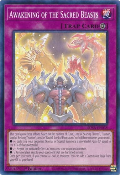 Awakening of the Sacred Beasts Structure Deck: Sacred Beasts Yu-Gi-Oh! card