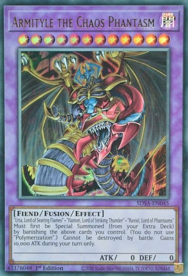 Armityle the Chaos Phantasm Structure Deck: Sacred Beasts Yu-Gi-Oh! card