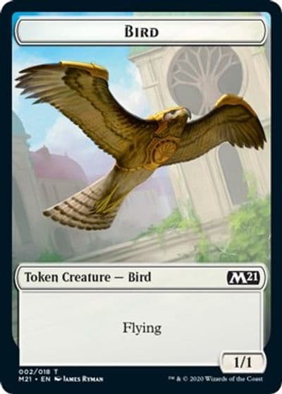 Bird Demon Double Sided Token Core Set 2021 Magic card