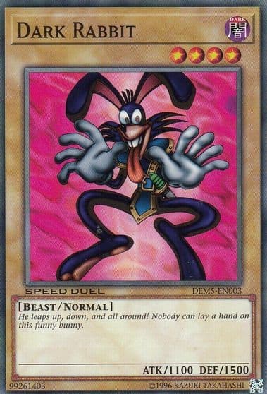 Dark Rabbit Speed Duel Demo Deck Yu-Gi-Oh! card