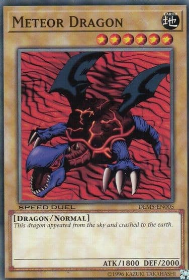 Meteor Dragon Speed Duel Demo Deck Yu-Gi-Oh! card