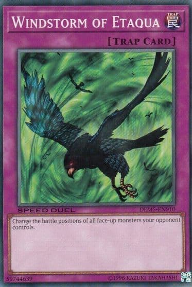 Windstorm of Etaqua Speed Duel Demo Deck Yu-Gi-Oh! card