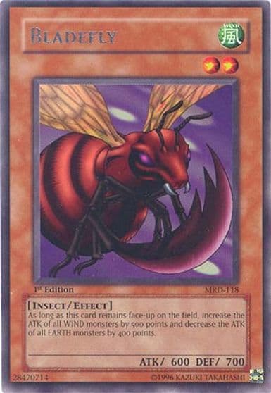Bladefly Metal Raiders Yu-Gi-Oh! card