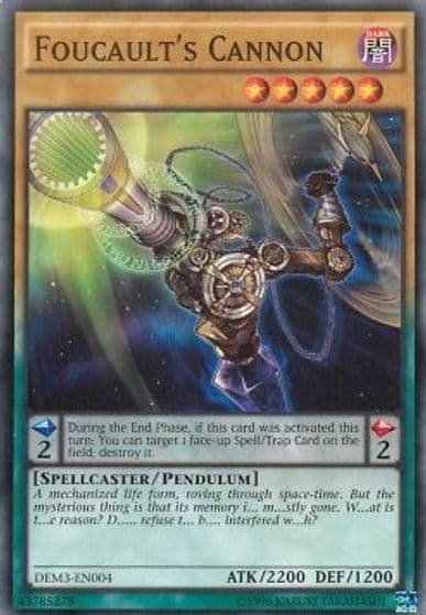 Foucaults Cannon Demo Deck 2016 Yu-Gi-Oh! card