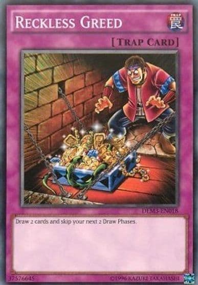 Reckless Greed Demo Deck 2016 Yu-Gi-Oh! card