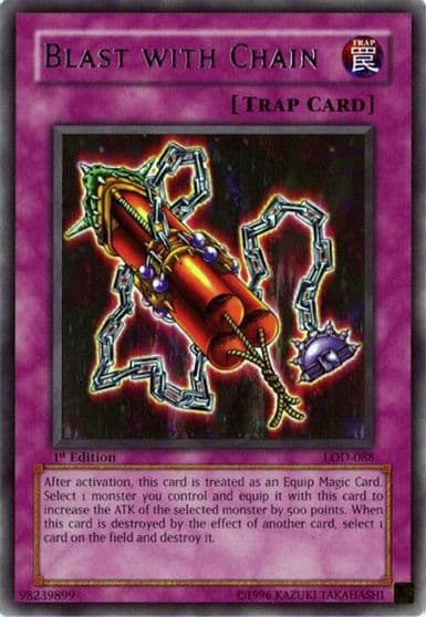 Blast with Chain Legacy of Darkness Yu-Gi-Oh! card