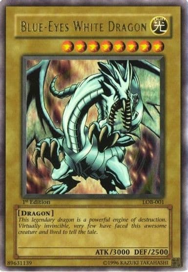Blue Eyes White Dragon The Legend of Blue Eyes White Dragon Yu-Gi-Oh! card