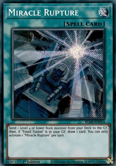 Miracle Rupture Battles of Legend: Armageddon Yu-Gi-Oh! card