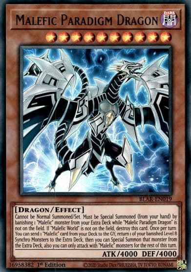 Malefic Paradigm Dragon Battles of Legend: Armageddon Yu-Gi-Oh! card