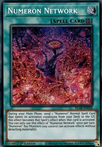 Numeron Network Battles of Legend: Armageddon Yu-Gi-Oh! card