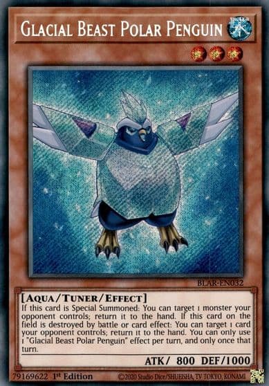 Glacial Beast Polar Penguin Battles of Legend: Armageddon Yu-Gi-Oh! card
