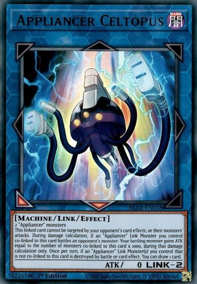 Appliancer Celtopus Battles of Legend: Armageddon Yu-Gi-Oh! card