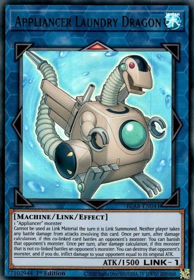 Appliancer Laundry Dragon Battles of Legend: Armageddon Yu-Gi-Oh! card
