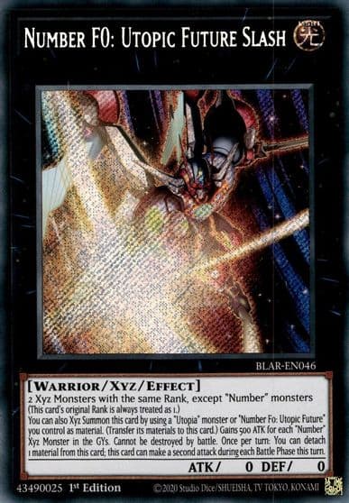 Number F0 Utopic Future Slash Battles of Legend: Armageddon Yu-Gi-Oh! card