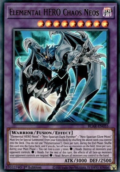 Elemental HERO Chaos Neos Battles of Legend: Armageddon Yu-Gi-Oh! card