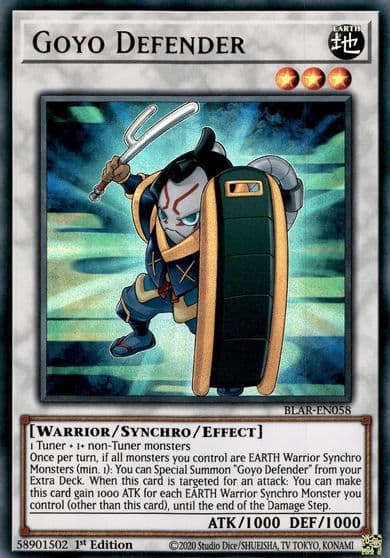 Goyo Defender Battles of Legend: Armageddon Yu-Gi-Oh! card