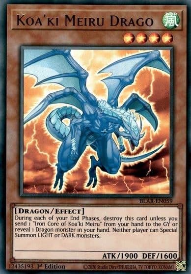 Koaki Meiru Drago Battles of Legend: Armageddon Yu-Gi-Oh! card