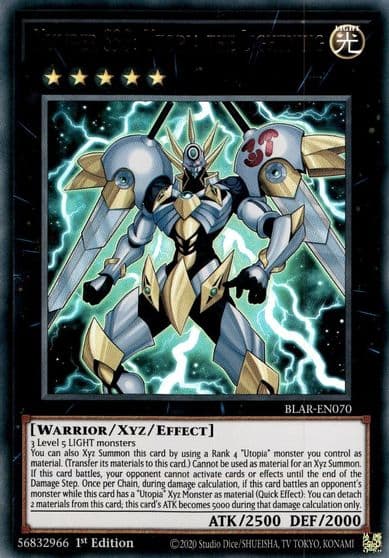 Number S39 Utopia the Lightning Battles of Legend: Armageddon Yu-Gi-Oh! card