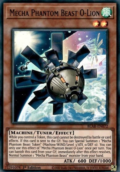 Mecha Phantom Beast O Lion Battles of Legend: Armageddon Yu-Gi-Oh! card