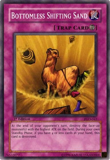 Bottomless Shifting Sand Pharaonic Guardian Yu-Gi-Oh! card