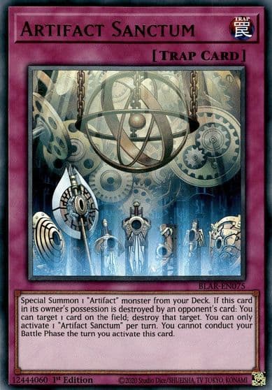 Artifact Sanctum Battles of Legend: Armageddon Yu-Gi-Oh! card