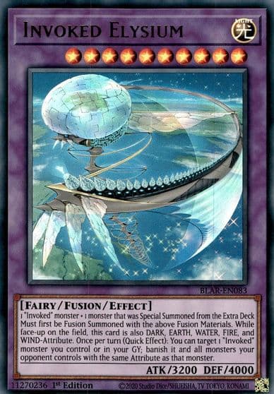 Invoked Elysium Battles of Legend: Armageddon Yu-Gi-Oh! card