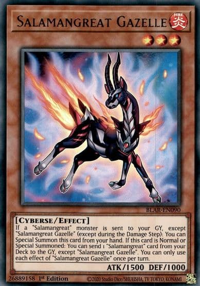 Salamangreat Gazelle Battles of Legend: Armageddon Yu-Gi-Oh! card