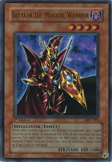 Breaker the Magical Warrior Magician's Force Yu-Gi-Oh! card