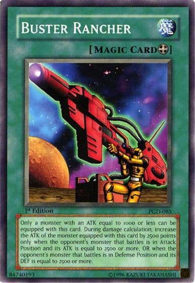 Buster Rancher Pharaonic Guardian Yu-Gi-Oh! card