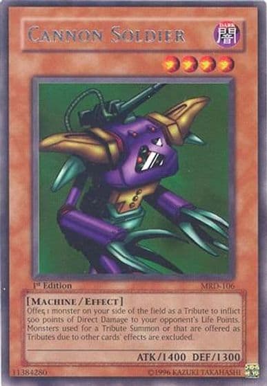 Cannon Soldier Metal Raiders Yu-Gi-Oh! card