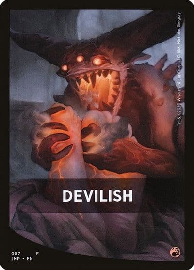 Devilish Theme Card Jumpstart Magic card