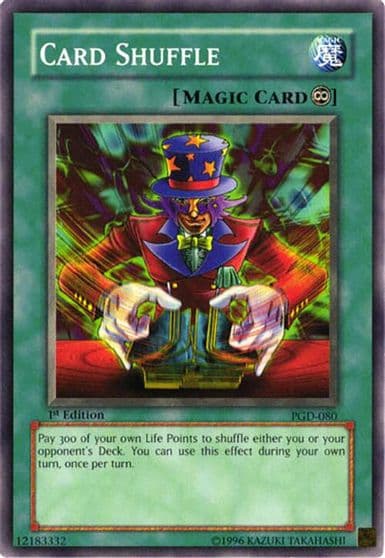 Card Shuffle Pharaonic Guardian Yu-Gi-Oh! card