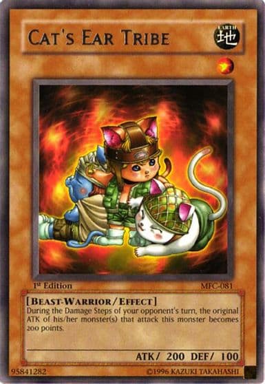 Cats Ear Tribe Magician's Force Yu-Gi-Oh! card