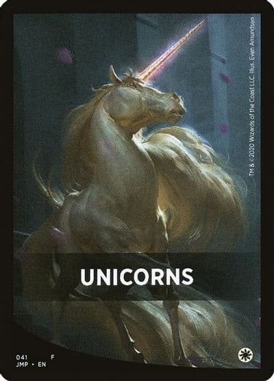 Unicorns Theme Card Jumpstart Magic card