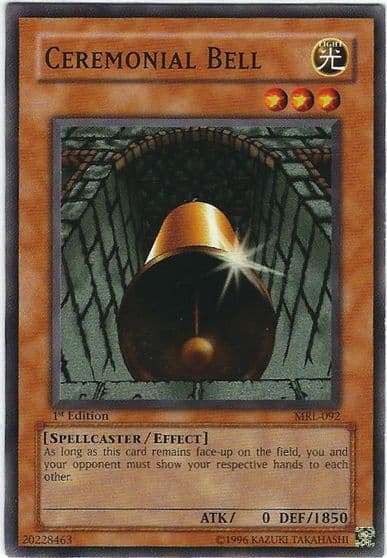 Ceremonial Bell Magic Ruler Yu-Gi-Oh! card