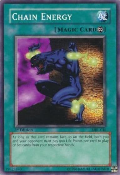 Chain Energy Magic Ruler Yu-Gi-Oh! card