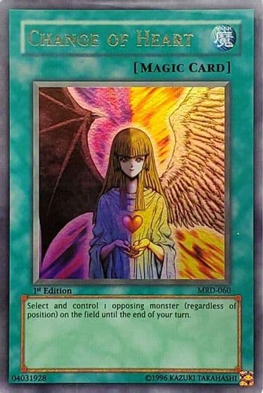 Change of Heart Metal Raiders Yu-Gi-Oh! card